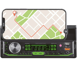 Автомагнитола Digma MCP-414 1DIN 4x45Вт BT5.0 USB2.0 AUX 4 ПДУ