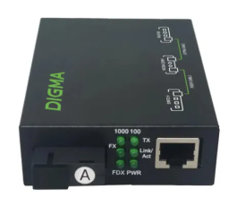 Медиаконвертер Digma DMC-1G35-20A