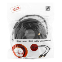 Кабель HDMI - HDMI, v2.0, 20м, Cablexpert CC-HDMI4-20M, черный