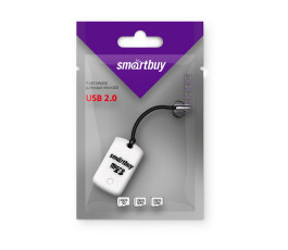 Картридер внешний Smartbuy 706 , USB 2.0, белый