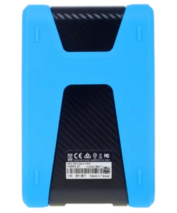 Внешний накопитель HDD 2TB A-Data USB 3.2 синий (AHD650-2TU31-CBL)