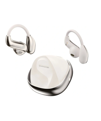 Наушники беспроводные OWS MONSTER Open Ear AC390 (MH22241), белые Наушники беспроводные OWS MONSTER Open Ear AC390 (MH22241), белые