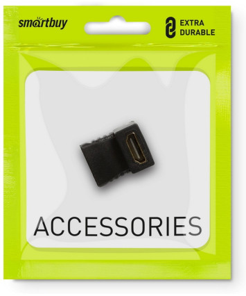 Переходник HDMI (Female) - (Female) Smartbuy (A112)/50, угловой