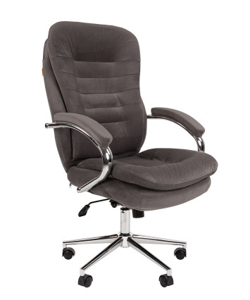 Кресло руководителя Chairman Home 795 ткань Т-55 серый