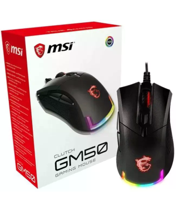 Мышь игровая MSI Clutch GM50, черный