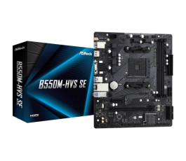 Материнская плата Socket AM4 ASRock B550M-HVS SE