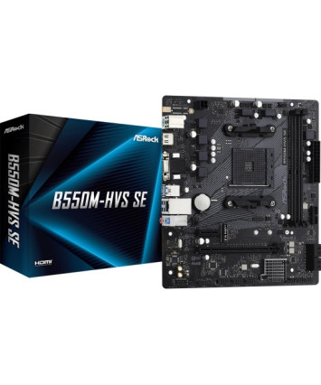 Материнская плата Socket AM4 ASRock B550M-HVS SE