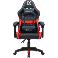 Кресло игровое Defender Codec, черный/красный