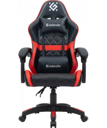 Кресло игровое Defender Codec, черный/красный