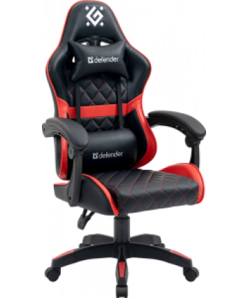 Кресло игровое Defender Codec, черный/красный