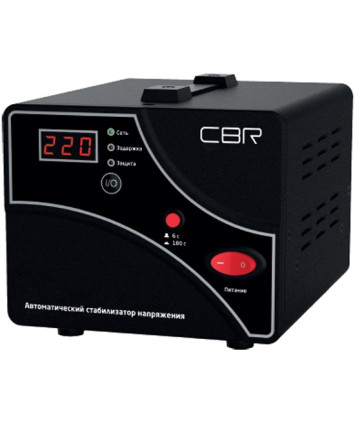 Стабилизатор напряжения CBR CVR 0207 2000 ВА/1200Вт