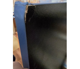 Стол компьютерный МФ Мастер Форсаж-2 черный/синий (уценка)