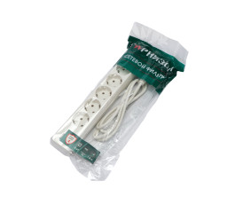Сетевой фильтр Гарнизон ECL-5-U2-W-1.8, 1.8м, 5 розеток, 2USB белый