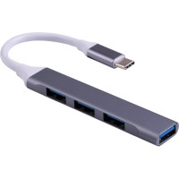 USB-концентратор Defender HB-05 (3 порта USB 2.0, USB 3.0), кабель Type-C