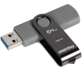 Флеш накопитель 64Gb USB 3.0+Type-C SmartBuy Twist Dual (SB064GB3DUOTWK)