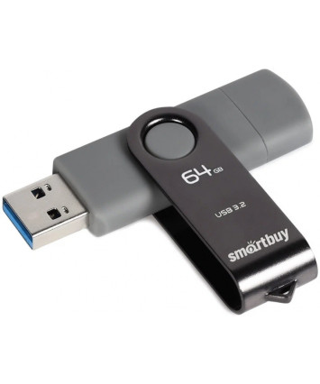 Флеш накопитель 64Gb USB 3.0+Type-C SmartBuy Twist Dual (SB064GB3DUOTWK)