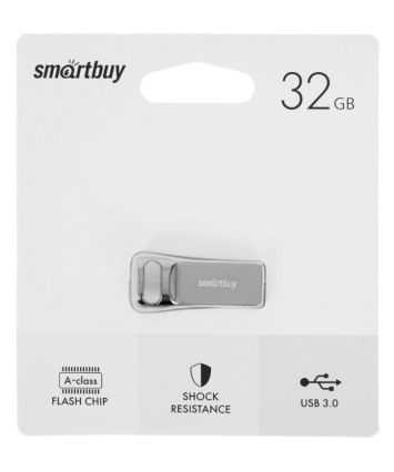 Флеш накопитель 32Gb USB 3.0 SmartBuy M2 Metallic (SB32GBM2)