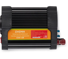 Автомобильный инвертор Digma AI200-12W 200Вт