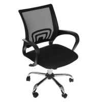 Кресло руководителя Бюрократ CH-695NSL черный TW-01 сиденье черный TW-11 крестов. металл хром