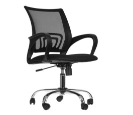 Кресло руководителя Бюрократ CH-695NSL черный TW-01 сиденье черный TW-11 крестов. металл хром