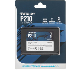 Накопитель SSD SATA 2,5" 2Tb Patriot P210 (P210S2TB25)