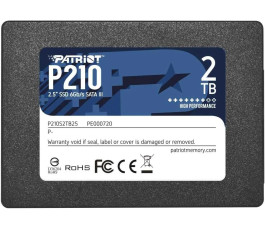 Накопитель SSD SATA 2,5" 2Tb Patriot P210 (P210S2TB25)