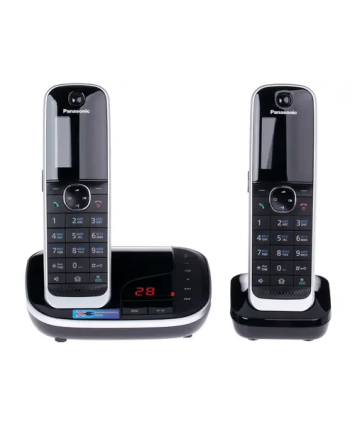 Радиотелефон (DECT) Panasonic KX-TGJ322RUB (2 трубки), черный