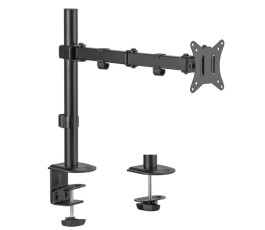 Кронштейн для мониторов Cactus CS-VM-D32-BK черный 17"-32" макс.9кг настольный поворот и наклон