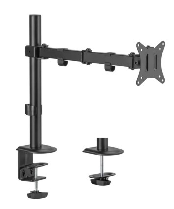 Кронштейн для мониторов Cactus CS-VM-D32-BK черный 17"-32" макс.9кг настольный поворот и наклон