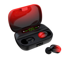 TWS-гарнитура Smartbuy i500, черный-красный