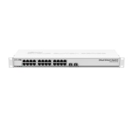 Коммутатор MikroTik CSS326-24G-2S+RM 24G 2SFP+ управляемый
