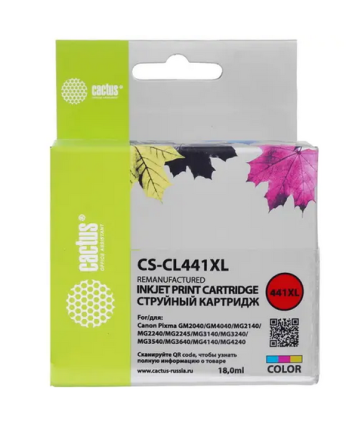 Картридж совместимый Cactus CS-CL441, цветной