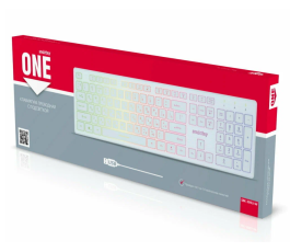 Клавиатура с подсветкой Smartbuy ONE 305, USB, белая