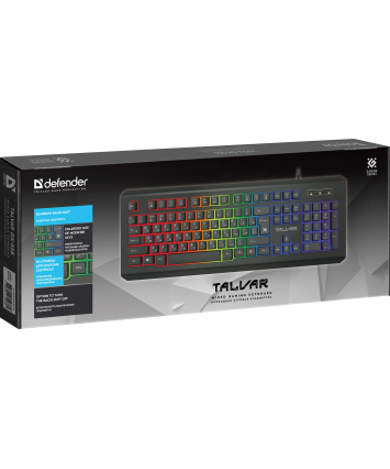 Клавиатура игровая с подсветкой Defender Talvar GK-558