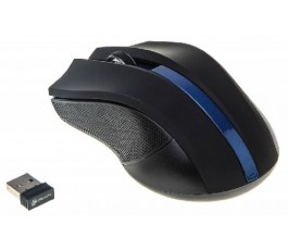 Мышь беспроводная Oklick 615MW черный/синий, USB