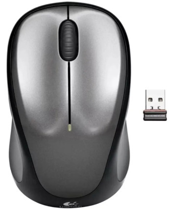 Мышь беспроводная Logitech M235n, серый/черный