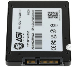 Накопитель SSD SATA 2,5" 500Gb AGi AI238 (AGI500GIMAI238)