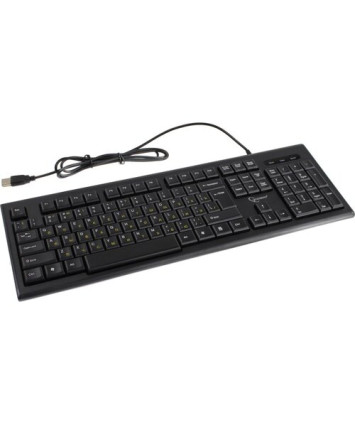 Клавиатура Gembird KB-8354U-BL, черный, USB