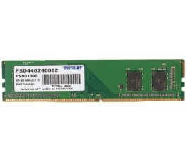 Модуль памяти DDR4 4Gb PC19200 2400MHz Patriot PSD44G240082