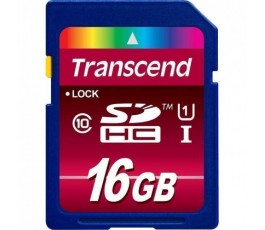 Карта памяти SDHC Card 16GB Transcend Class10 (без адаптера)
