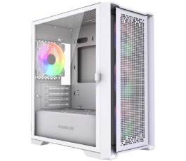 Корпус mATX без БП Powercase ByteFlow Micro White (CAMBFW-A4-LE), белый Корпус mATX без БП Powercase ByteFlow Micro White (CAMBFW-A4-LE), белый