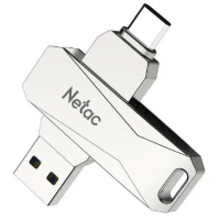 Флеш накопитель 64Gb USB 3.0+TypeC Netac U782C (NT03U782C-064G-30PN)