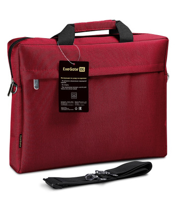 Сумка для ноутбука 15,6" ExeGate EX212299RUS Start S15 Red, красная