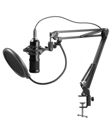 Игровой стрим микрофон Defender Space GMC 450 USB, стойка, провод 1.5 м.
