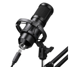 Игровой стрим микрофон Defender Space GMC 450 USB, стойка, провод 1.5 м.