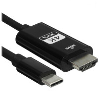 Переходник USB Type-C/HDMI, 1.8m, Гарнизон GCC-A-CM-HDMI-1.8M