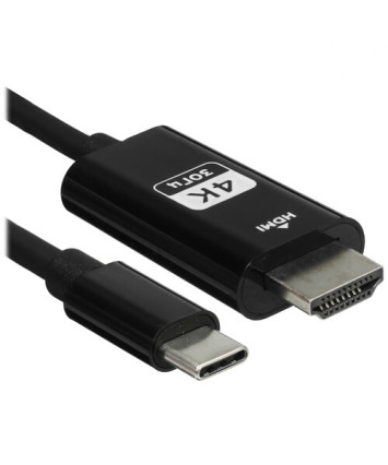 Переходник USB Type-C/HDMI, 1.8m, Гарнизон GCC-A-CM-HDMI-1.8M Переходник USB Type-C/HDMI, 1.8m, Гарнизон GCC-A-CM-HDMI-1.8M