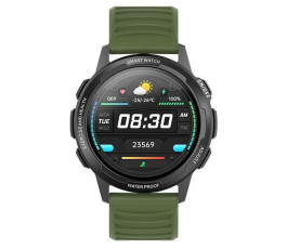 Смарт часы BQ Watch 1.3 Black+Dark Green Wristband