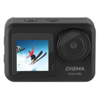 Экшн-камера Digma DiCam 980 черный