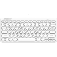 Клавиатура беспроводная JETACCESS SLIM LINE K12 BT, BT+2.4G, белый